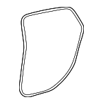 2956970300 - Body: Weather-strip On Body for Mercedes-Benz Image