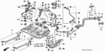 17521SV1L00 - Electrical/Exhaust/Heater/Fuel: BAND ASSY., R. FUEL TANK MOUNTING for Honda Image