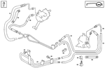2019977282 - Steering: Hose for Mercedes-Benz: 190, 190E, 200 Image