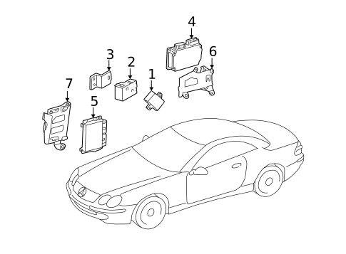 Control Components for 2009 Mercedes-Benz SL63 AMG #0