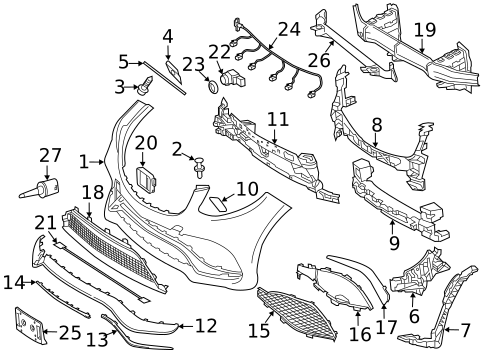 Parking Aid for 2019 Mercedes-Benz GLS 63 AMG&reg; #6