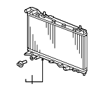19010RMEA51 - Cooling System: Radiator for Honda: Fit Image