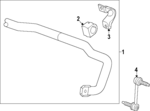 84739116 - : Stabilizer Bar for Chevrolet: Blazer EV Image