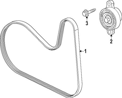 Belts & Pulleys for 2024 Buick Encore GX #0
