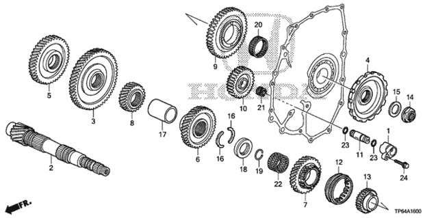 AT Countershaft (L4) for 2012 Honda Crosstour #0