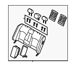 893004R150Y5S - Body: Seat Back Assembly for Hyundai Image