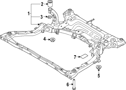 Suspension Mounting for 2017 Kia Niro #2