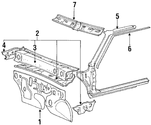 Cowl for 1995 Mitsubishi Mighty Max #0