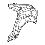 12847582 - : Inner Panel for Saab: 9-5 Image