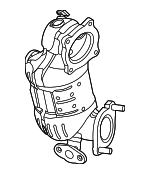 285002MKA0 - Exhaust: Mnfd W/Converter for Kia Image