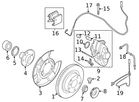 Rear Brakes for 2016 BMW 428i xDrive Gran Coupe #0