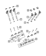 68490022AA - : Fuel Injector for Mopar Image