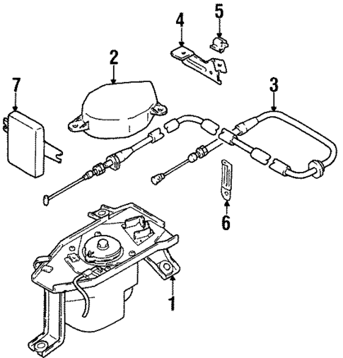 Cruise Control System for 1997 Suzuki X-90 #0