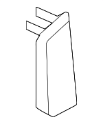 51125A86A32 - Body: Bumper Cover Wedge for BMW Image