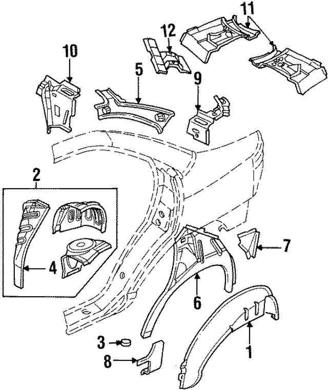 4655320 - Body: Outer Wheelhouse for Mopar Image