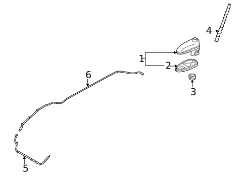 Antenna & Radio for 2013 Hyundai Tucson #0