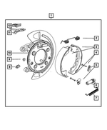 5179335AA - Brakes: Upper Shoe Return Spring for Mopar Image