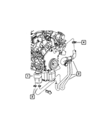 4892421AA - : Engine Oil Cooler for Mopar Image