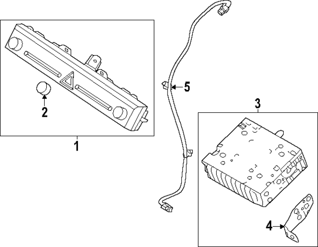 96560K5310 - : Radio Control Unit for Hyundai Image