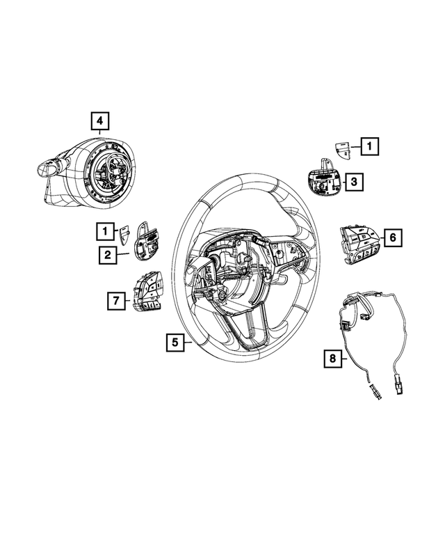 68321894AA - Electrical: Speed Control Switch for Mopar Image