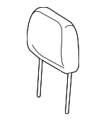 CK4Z99611A08BQ - Body: Headrest for Ford: Transit-150, Transit-250, Transit-350, Transit-350 HD Image