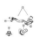 68349251AA - Cooling: Thermostat Housing for Mopar Image