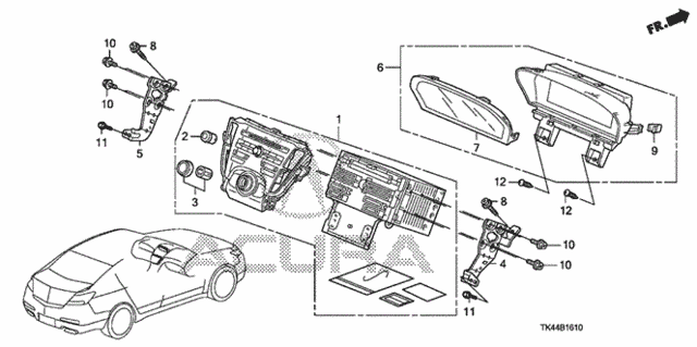 Audio Unit (6CD) for 2012 Acura TL #0