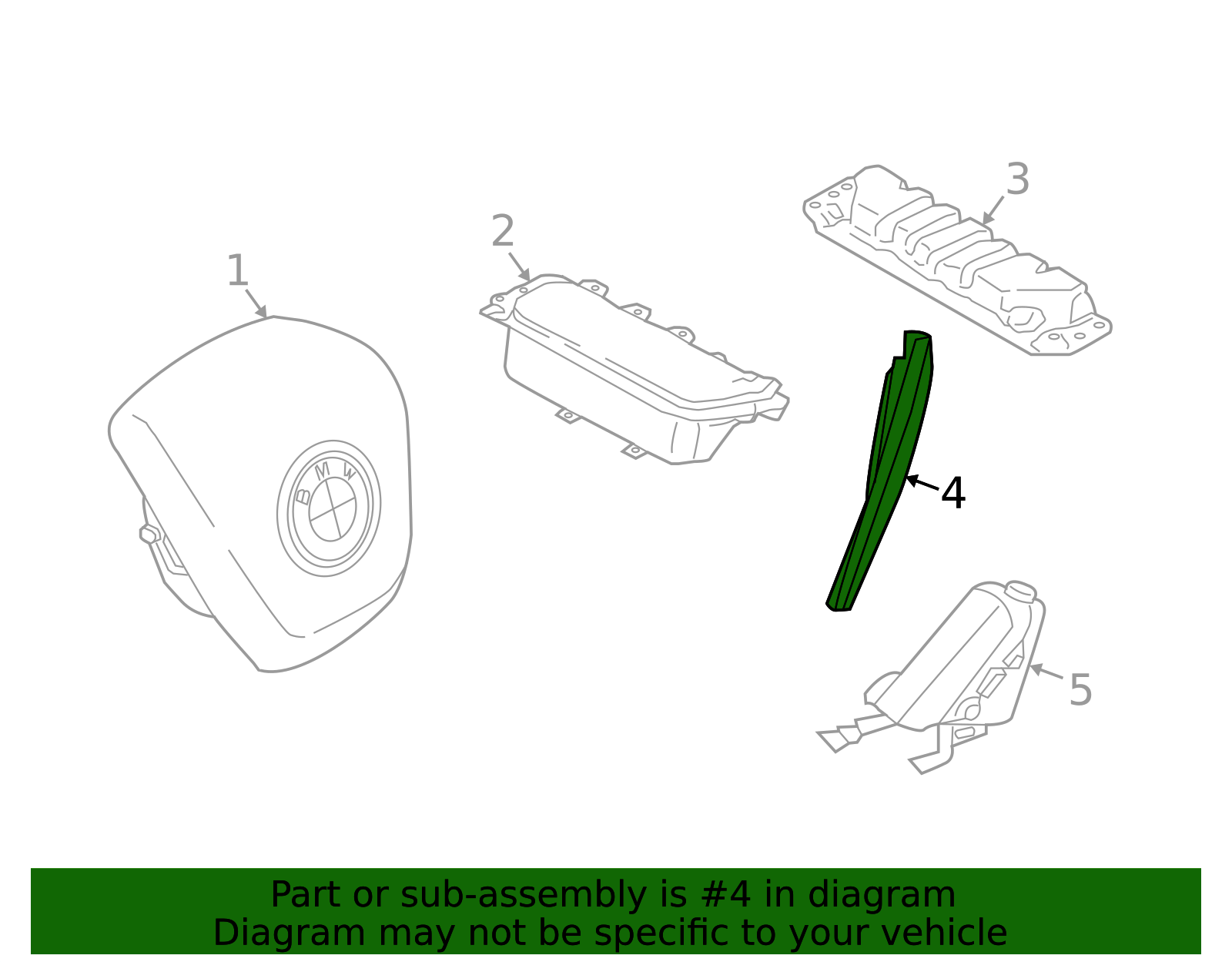Side Impact Inflator Module - BMW (72127455546)