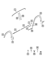 6FX92TZZAD - : Wheel Opening Flare Molding, Right for Mopar Image