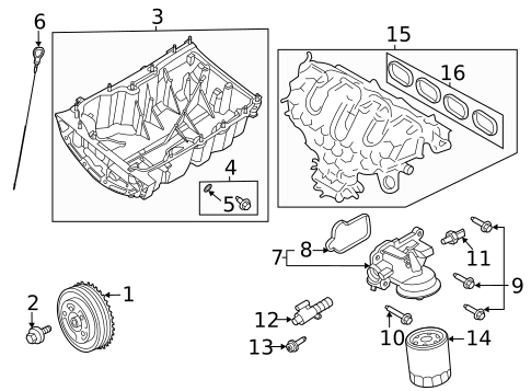 Engine Parts for 2022 Ford Maverick #0
