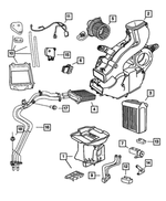 5019189AA - Air Conditioning &amp; Heater: Blower Motor Resistor for Mopar Image