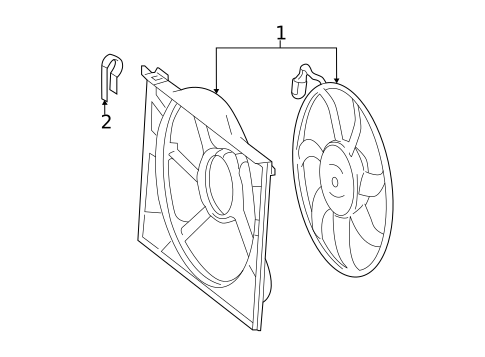 Fan for 2014 Mercedes-Benz CL65 AMG #0