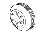 JDE38472 - : Damper Pulley for Jaguar: XE, XF Image