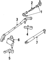 8970209531 - Steering: Tie Rod Assembly for Isuzu Image