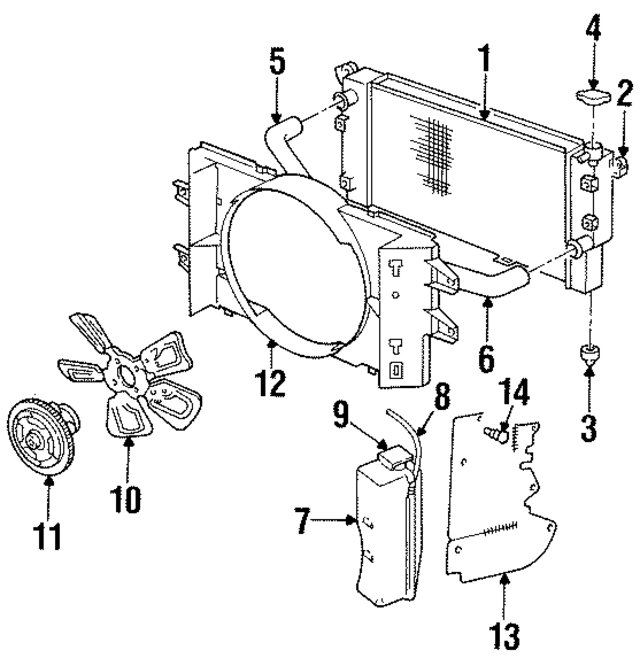 52028057AG - Cooling System: Radiator for Mopar Image