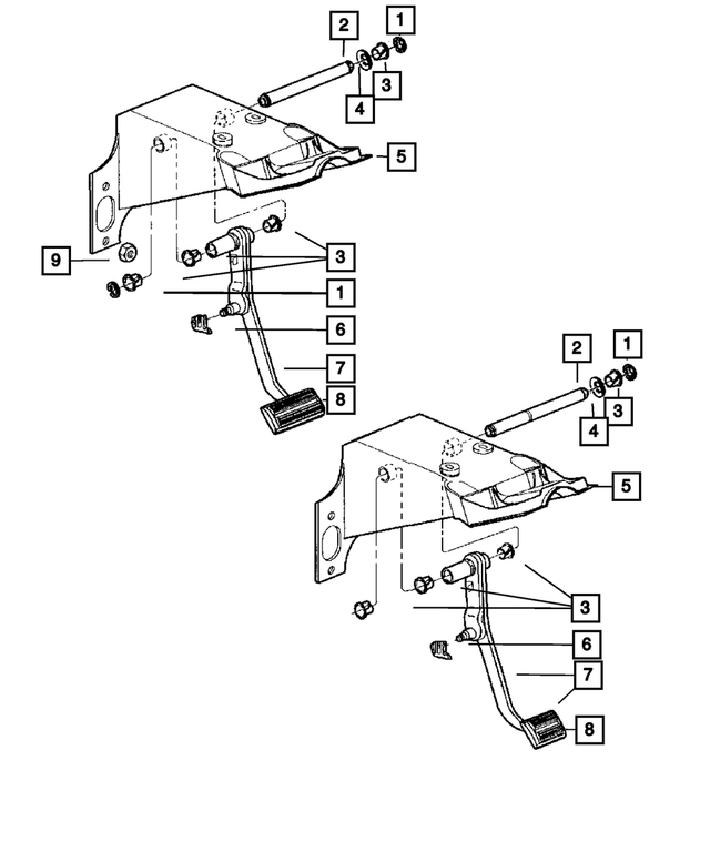 52078842 - Brakes: Pedal Pivot Shaft for Mopar Image
