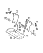 68526348AA - Interior Trim: Rear Seat Back Frame for Mopar Image