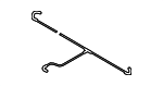 79131055 - Emission System: Pressure Tube for Audi Image