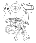 4865434AB - Body Sheet Metal Except Doors: Trunk Pan for Mopar Image