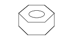 94515427 - Suspension: Mount Nut for GM Image