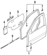 8014440U30 - : Inner Reinforced for Nissan: Maxima Image