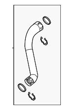 84009655 - : Inter-Cooler Hose for Cadillac: CT4 Image