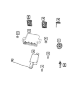 68582671AB - : Integrated Key Fob Transmitter for Mopar Image