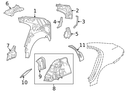 Inner Structure for 2015 Chevrolet Malibu #0