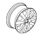 5G0601025L8Z8 - Suspension: Wheel, Alloy for Volkswagen Image