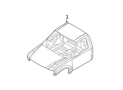 Cab Assembly for 2012 Ford F-350 Super Duty #1