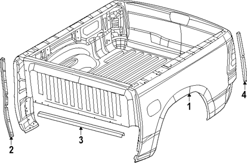 Box Assembly for 2025 Ram 1500 #1
