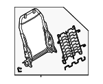 D43P88630 - Body: Seat Back Frame for Mazda: CX-3 Image