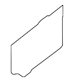 828601PA1A - Body: Water Deflector for Nissan: NV1500, NV2500, NV3500 Image