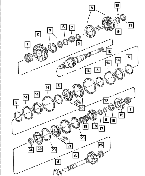 Gear Train for 2001 Dodge Ram 2500 #1